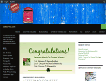 Tablet Screenshot of lettermo.com